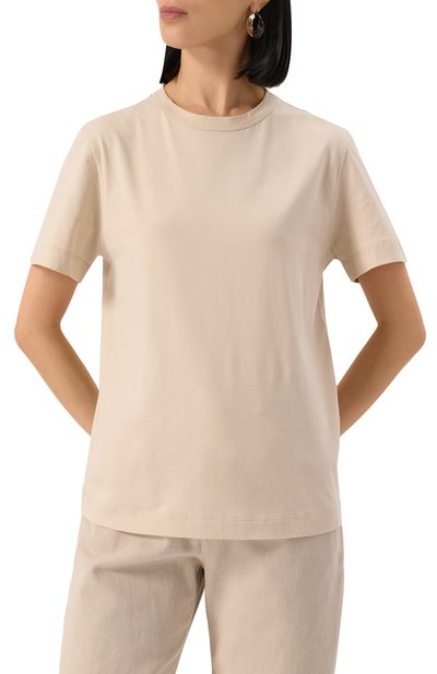 Хлопковая футболка BRUNELLO CUCINELLI, арт. M0T81BI100, фото 3