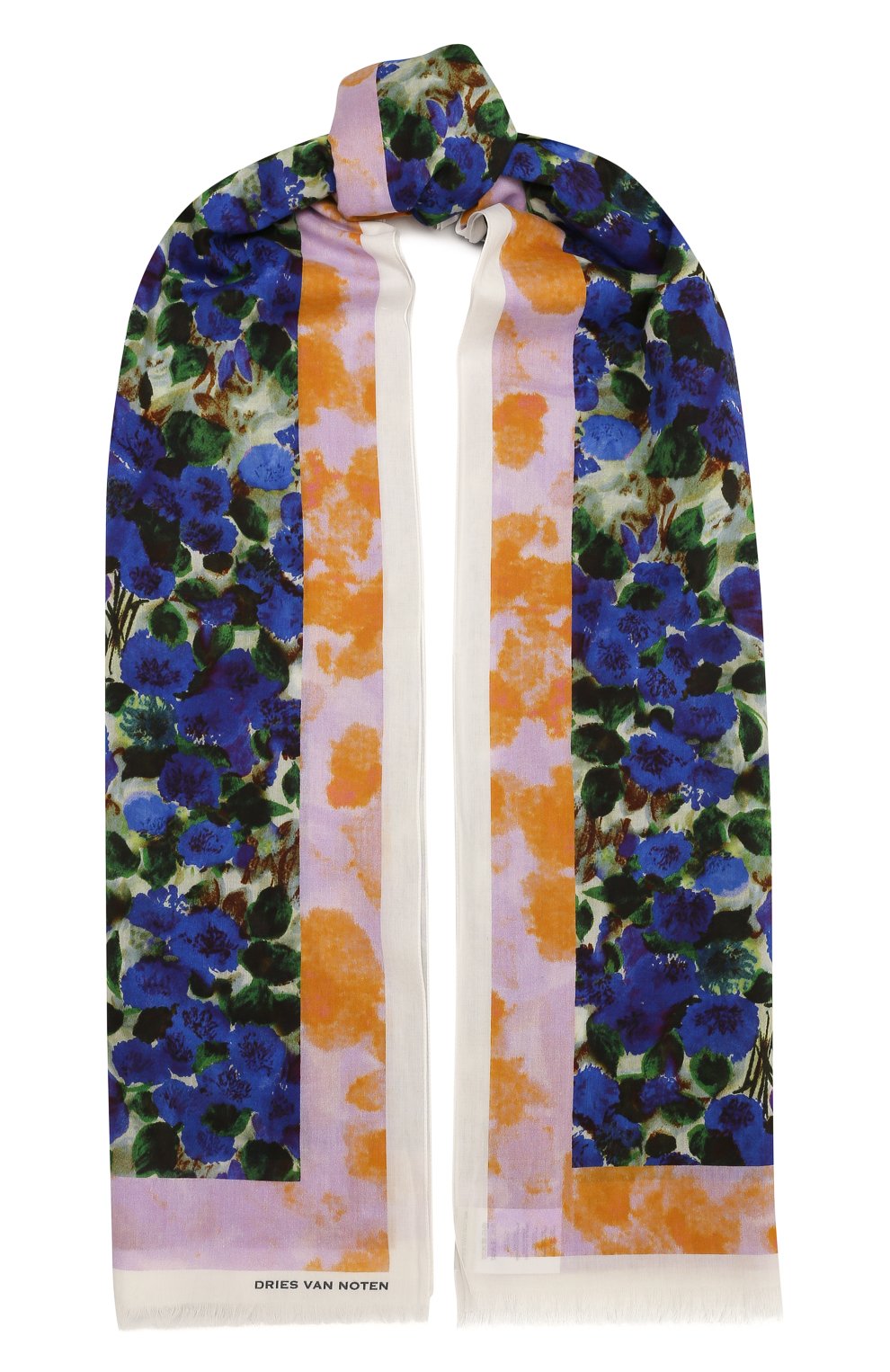Хлопковый шарф DRIES VAN NOTEN, арт. 231-011302-6019, фото 1