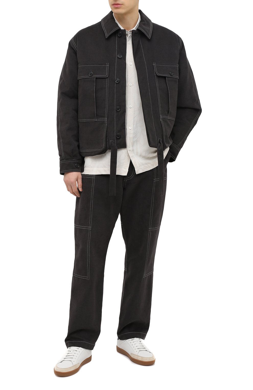 Рубашка из вискозы и шелка JACQUEMUS, арт. 206SH02/129144, фото 2