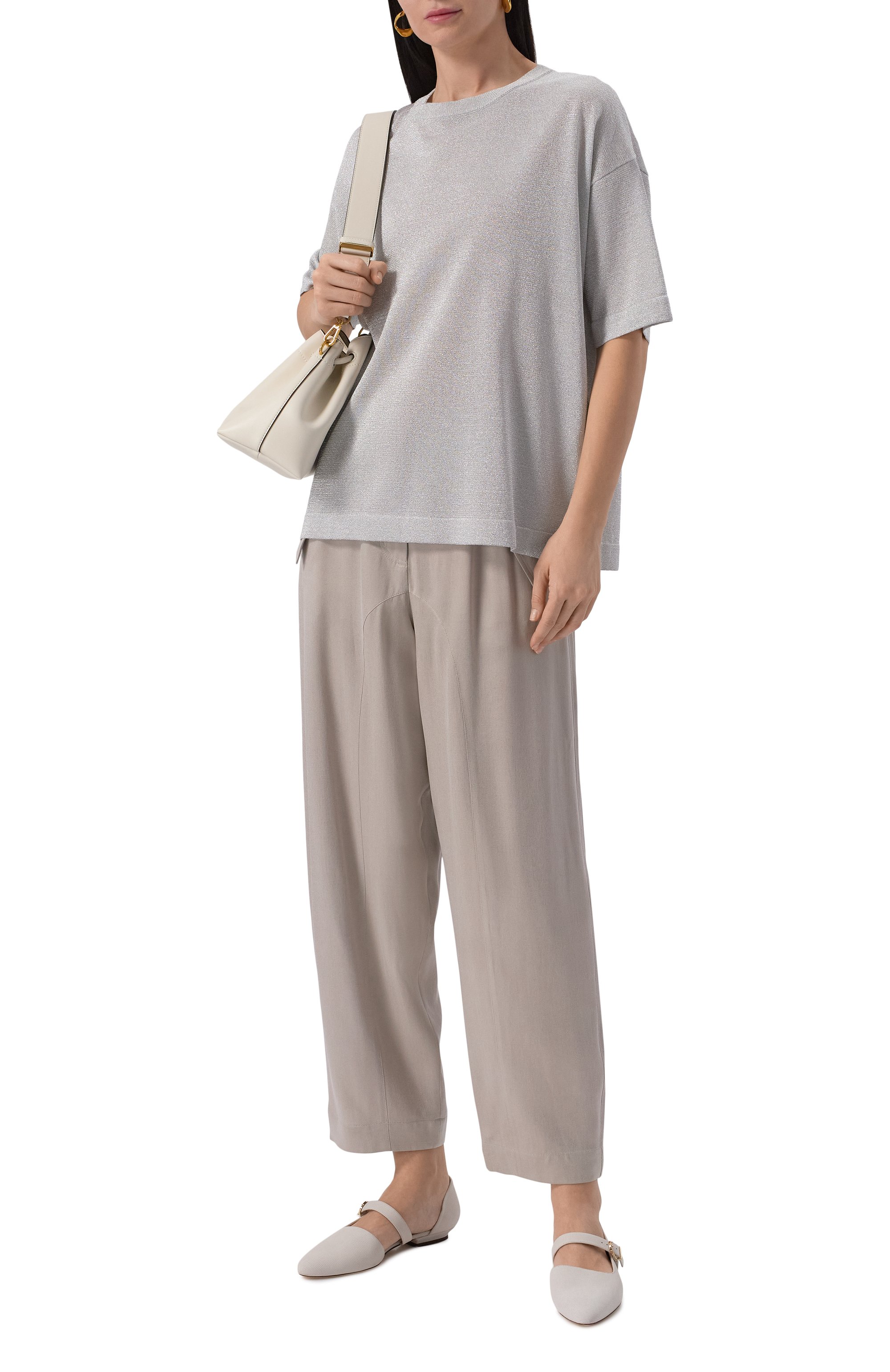 Кожаные балетки GIORGIO ARMANI, арт. X1V033/XF854, фото 2