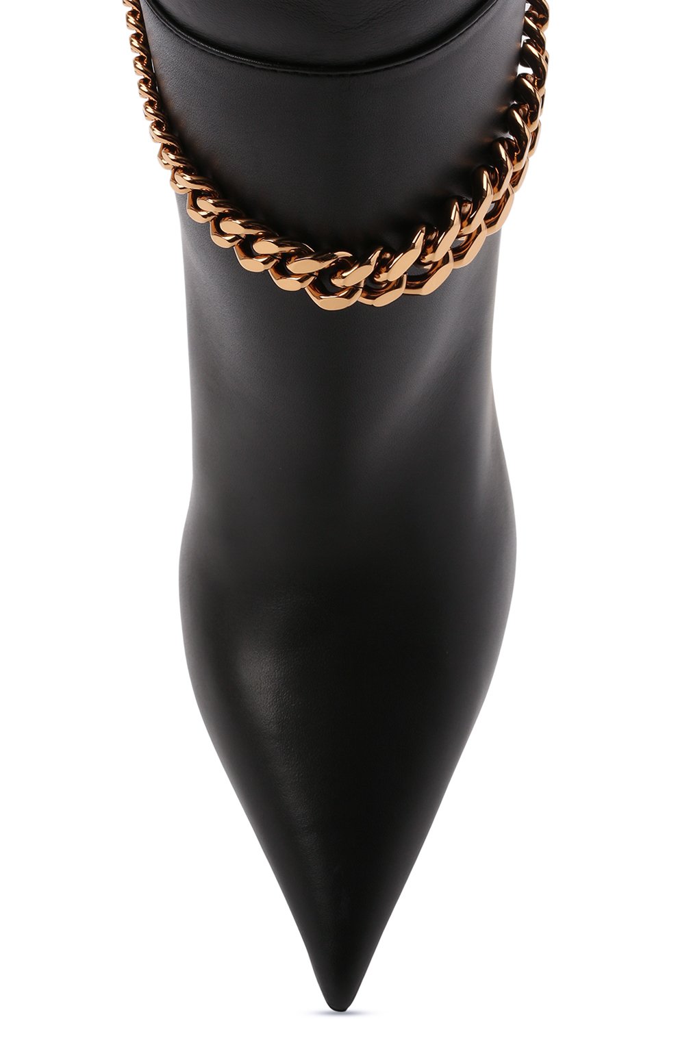 Кожаные сапоги la medusa VERSACE черного цвета по цене 193000 руб., арт. 1000817/1A00673, фото 5 Кожаные сапоги la medusa VERSACE, арт. 1000817/1A00673, фото 5