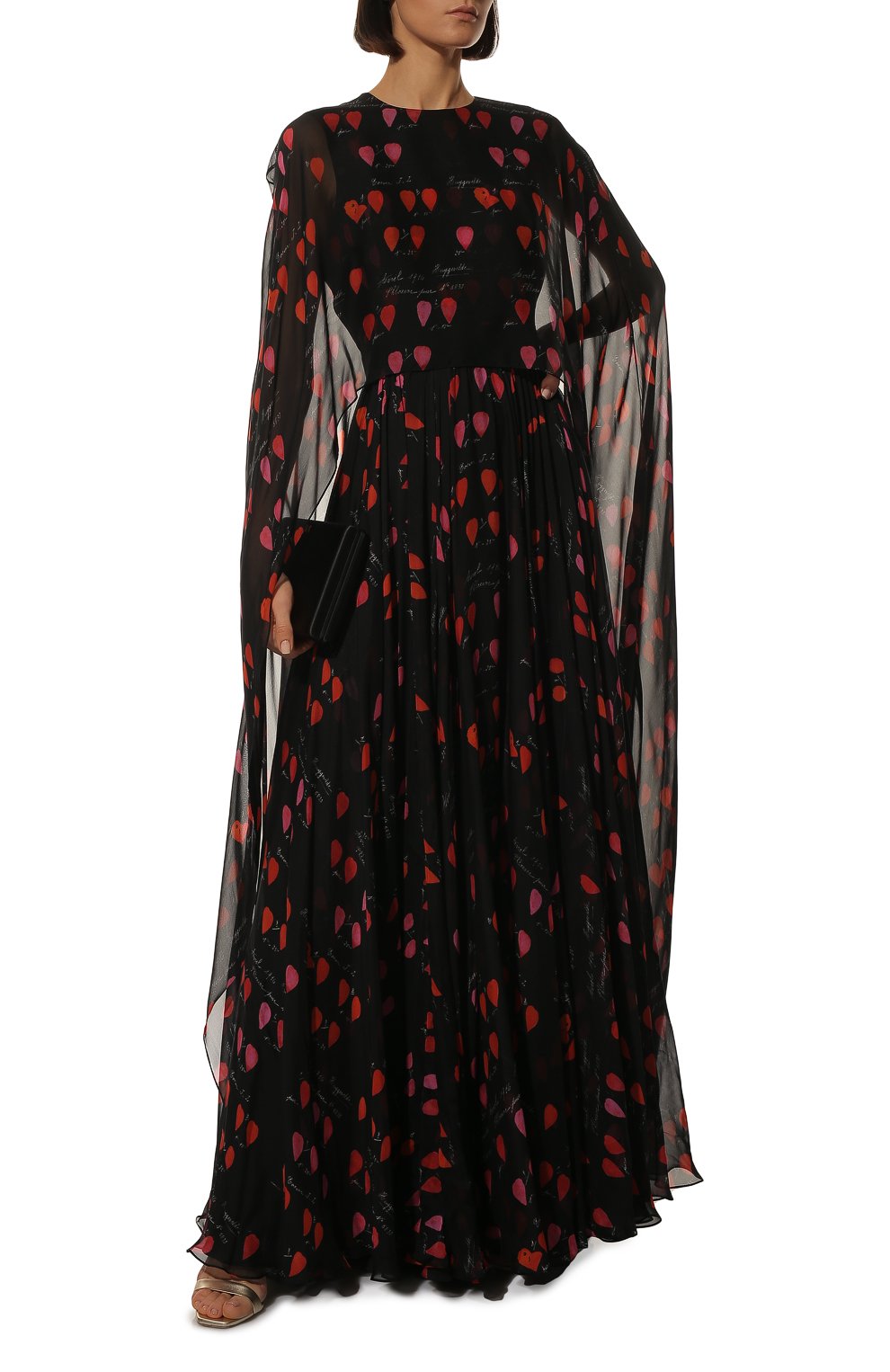 Шелковое платье ALEXANDER MCQUEEN черного цвета по цене 720500 руб., арт. 506599/QKC02, фото 2 Шелковое платье ALEXANDER MCQUEEN, арт. 506599/QKC02, фото 2