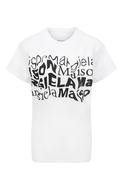 Женская хлопковая футболка MAISON MARGIELA, арт. S51GC0505/S22816
