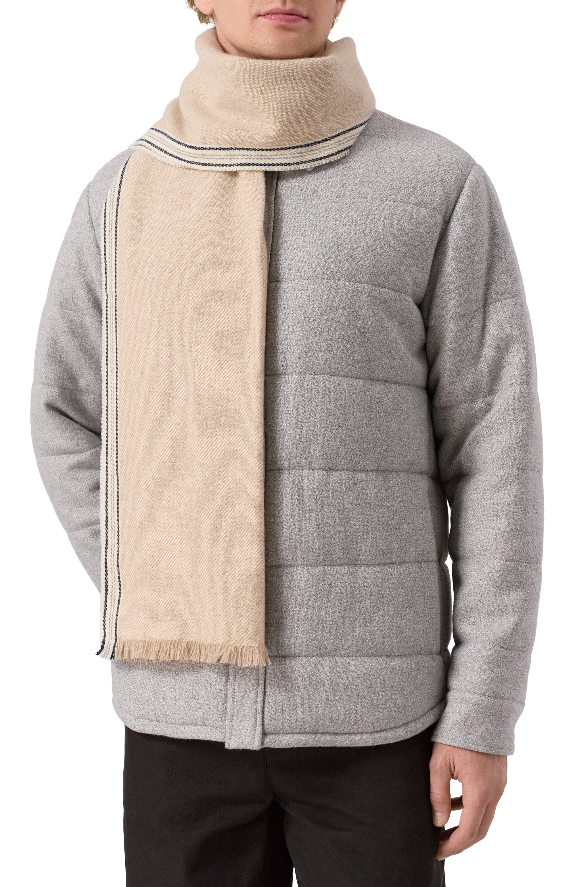 Кашемировый шарф BRUNELLO CUCINELLI, арт. MSC667AG, фото 2