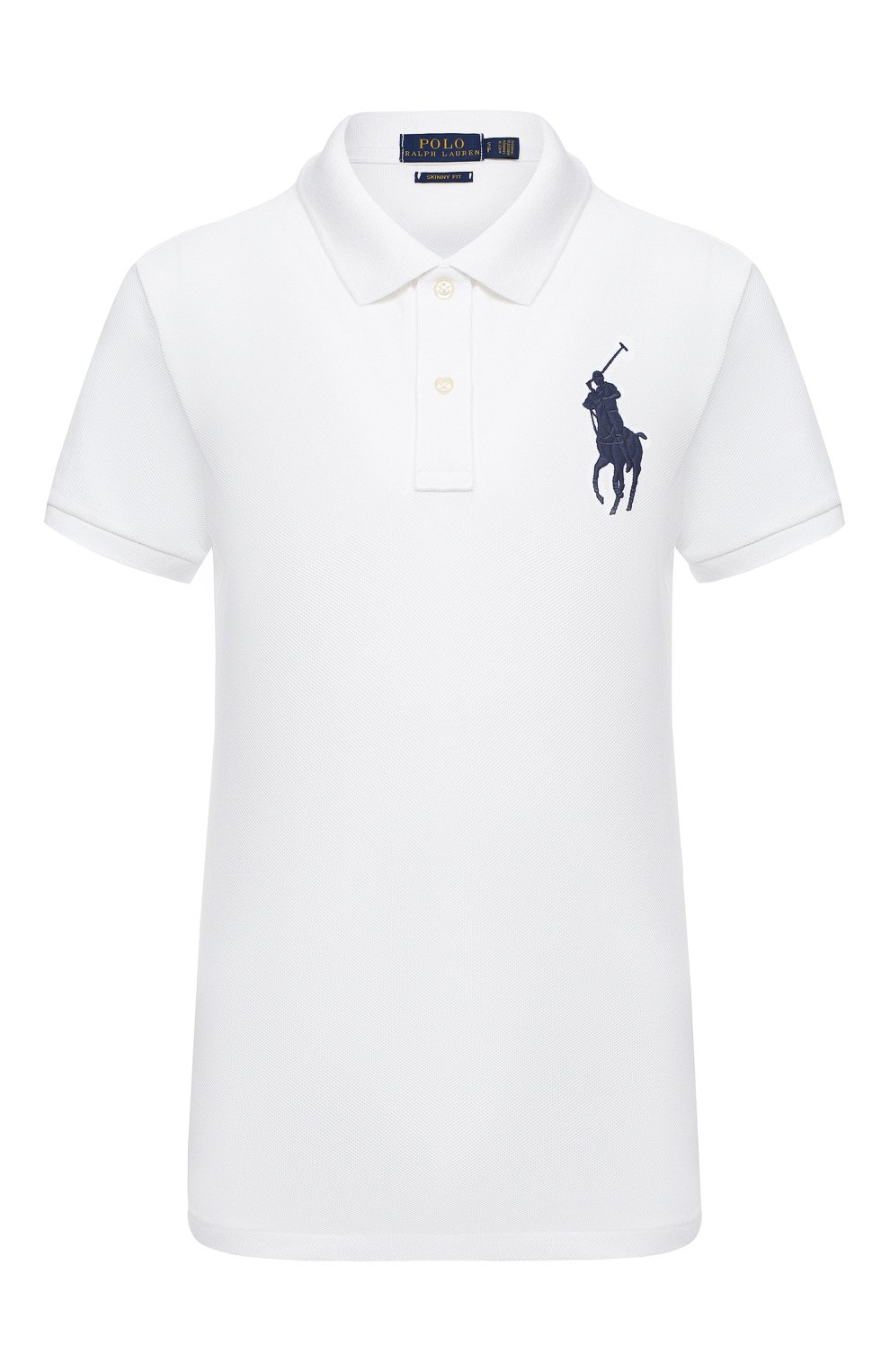 Хлопковое поло с вышитым логотипом бренда POLO RALPH LAUREN, арт. 211505656, фото 1