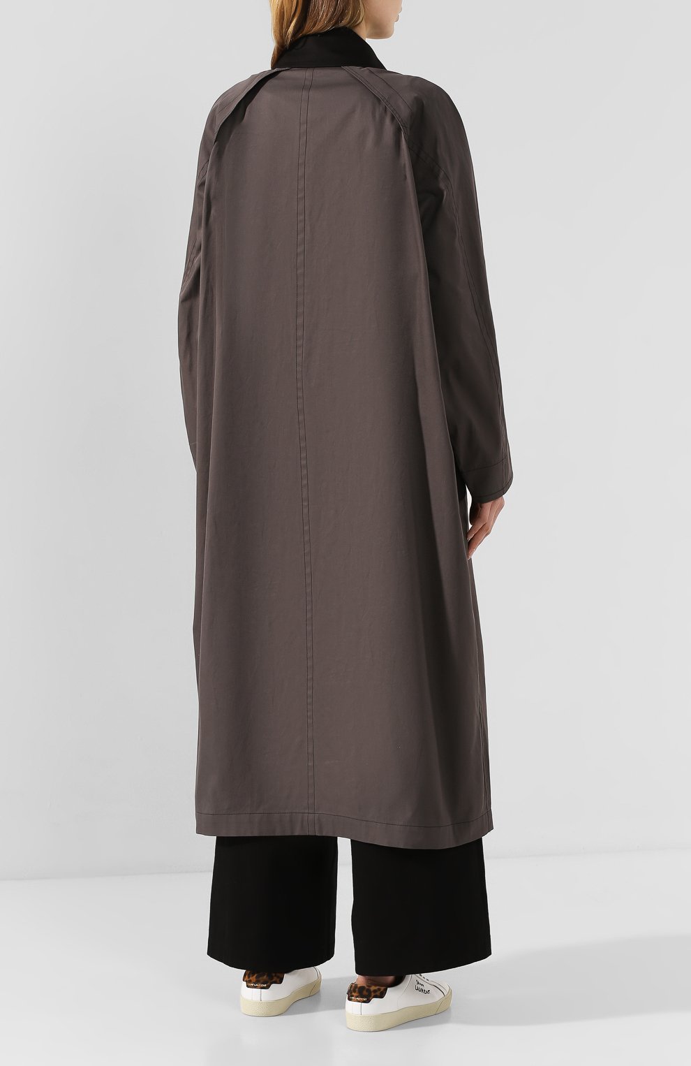 Хлопковое пальто YOHJI YAMAMOTO, арт. NN-C53-800, фото 4