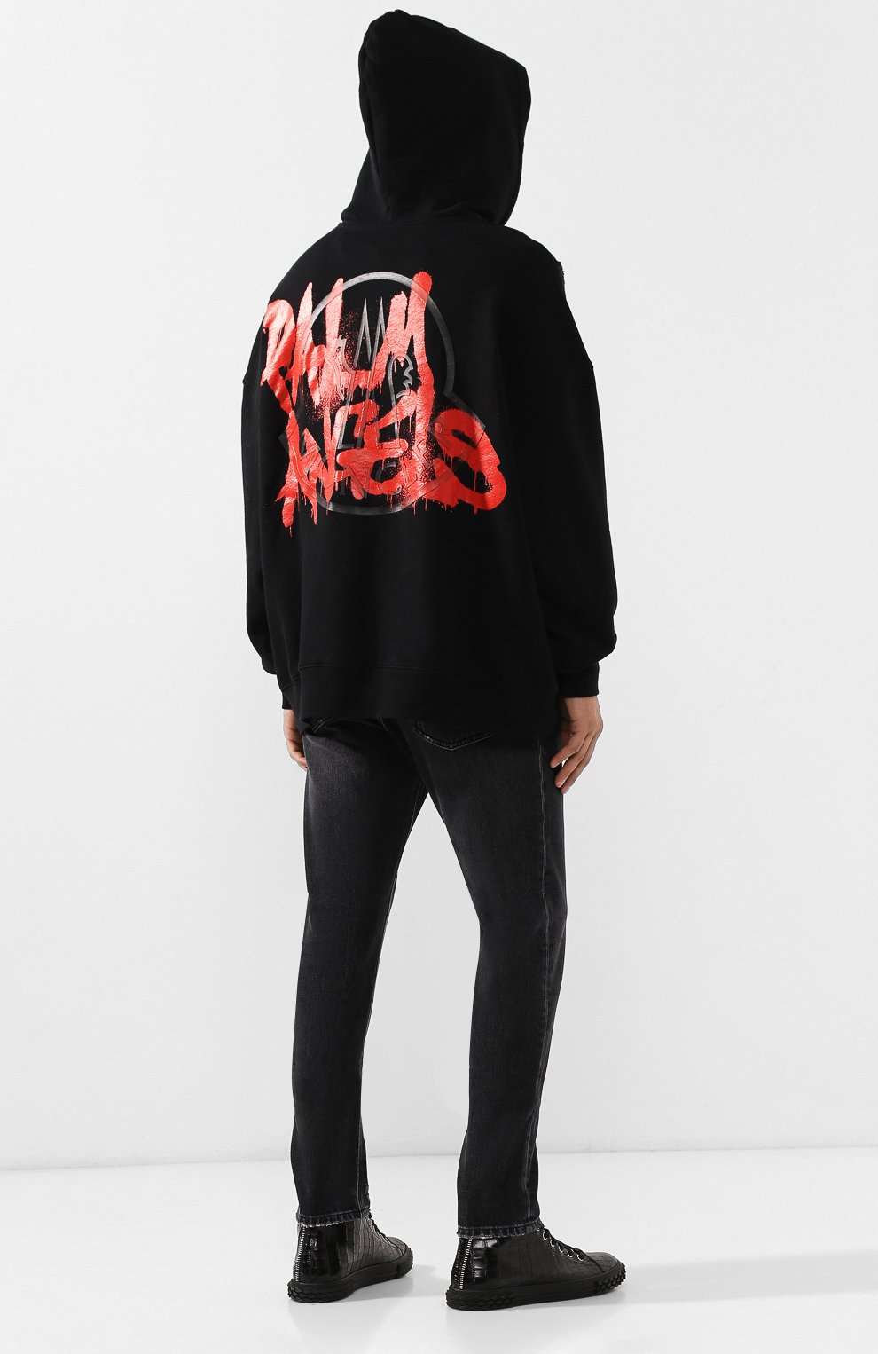 Хлопковое худи 8 moncler palm angels MONCLER GENIUS, арт. E2-09L-80008-50-809F5, фото 2