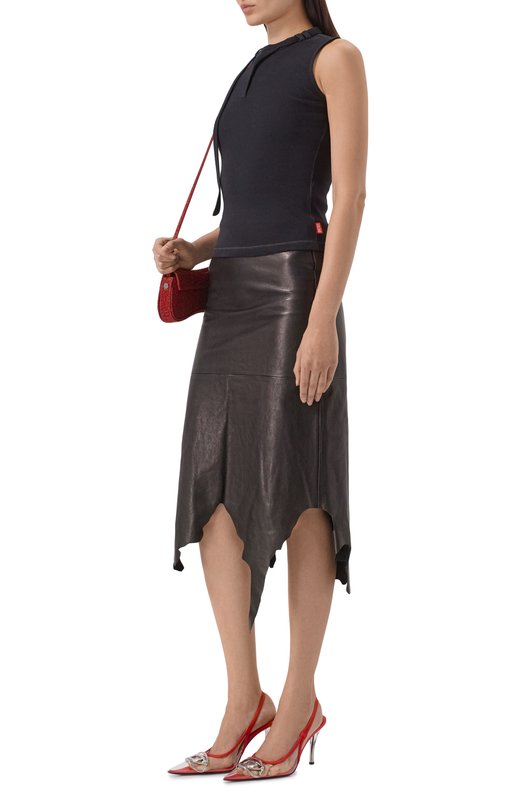 Хлопковая майка Diesel A23542/0JEAI Чёрный  A23542/0JEAI Фото 2