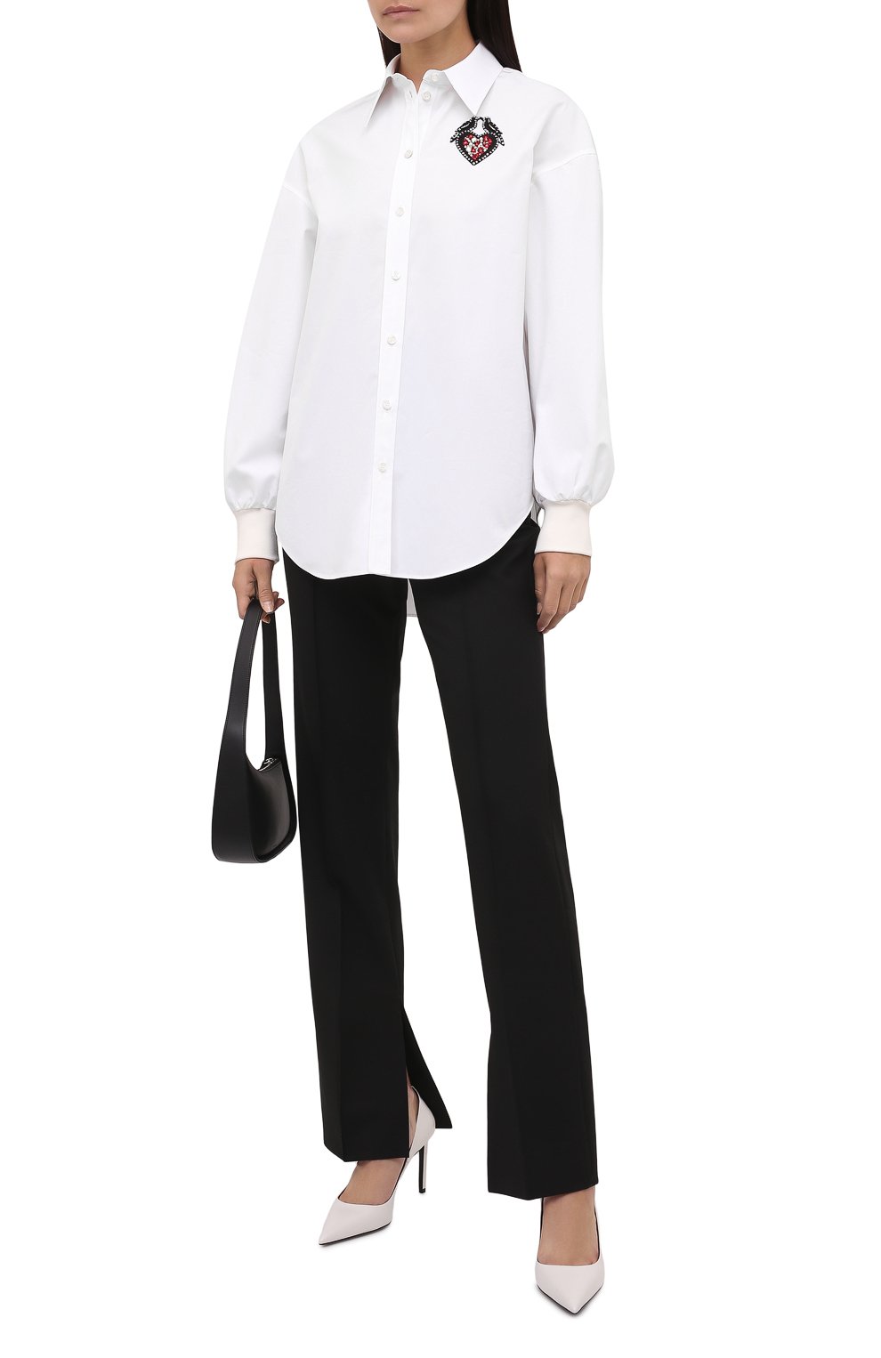 Хлопковая рубашка ALEXANDER MCQUEEN, арт. 666910/QAAAY, фото 2