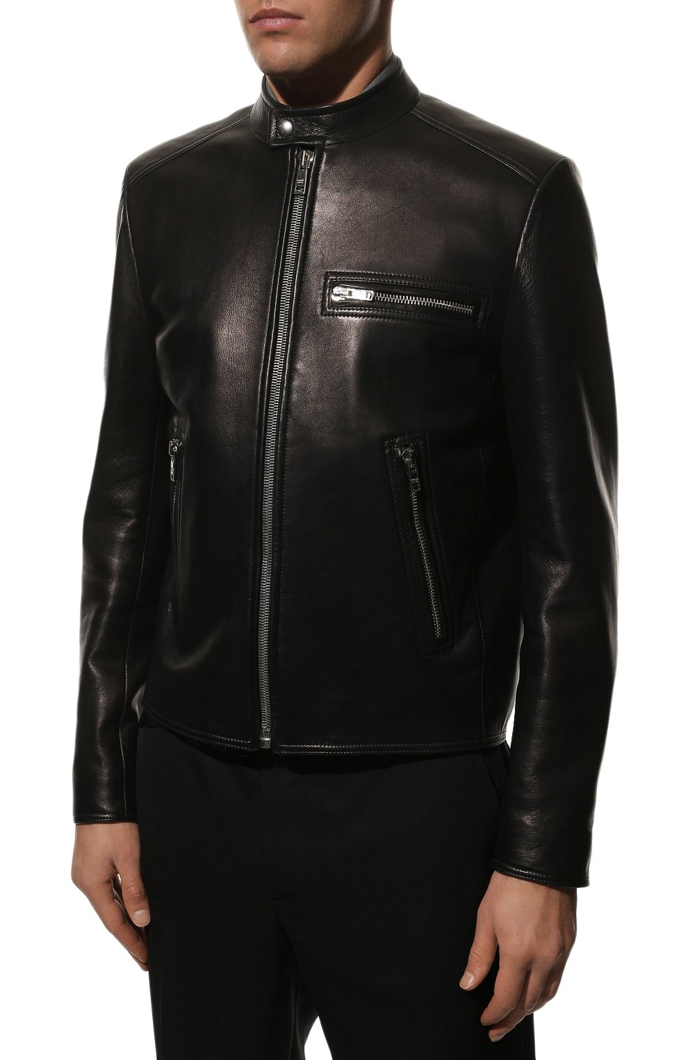 Кожаная куртка PRADA, арт. UPW290-GIS-F0002, фото 3