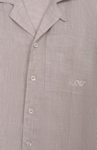 Льняная рубашка EMPORIO ARMANI, арт. EB000075/AF12878, фото 3