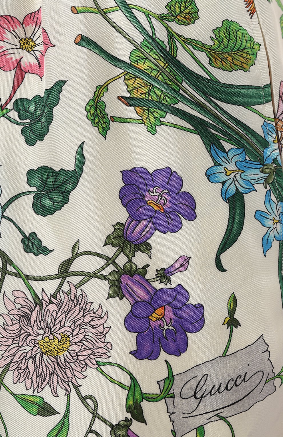Шелковые шорты GUCCI, арт. 682787 ZAIFT, фото 5