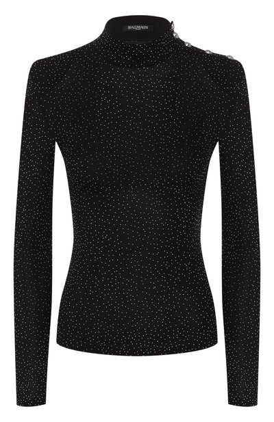 Женская водолазка из вискозы BALMAIN, арт. SF00601/V087