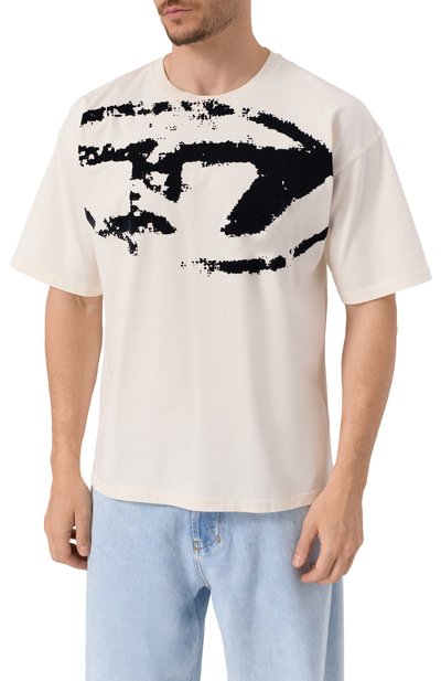 Хлопковая футболка DIESEL, арт. A13049/0DQAU, фото 3