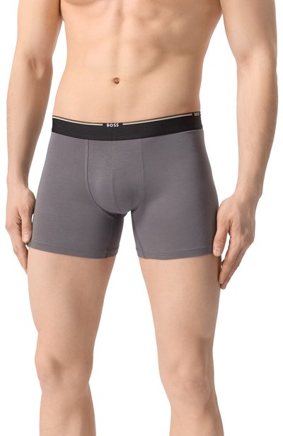 Комплект из трех боксеров BOSS разноцветного цвета по цене 7475 руб., арт. 50534503, фото 4 Комплект из трех боксеров BOSS, арт. 50534503, фото 4