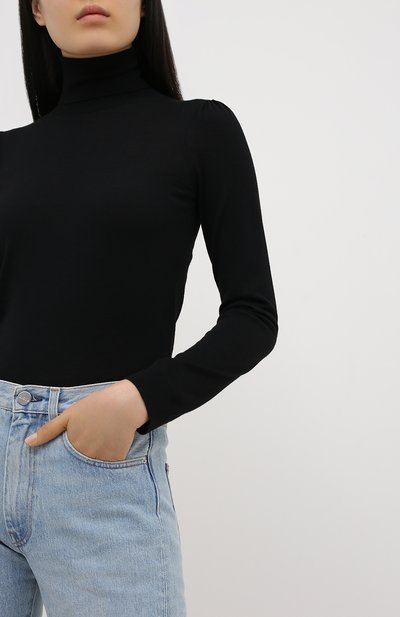 Водолазка REDVALENTINO черного цвета по цене 54550 руб., арт. UR3KC02A/545, фото 3 Водолазка REDVALENTINO, арт. UR3KC02A/545, фото 3