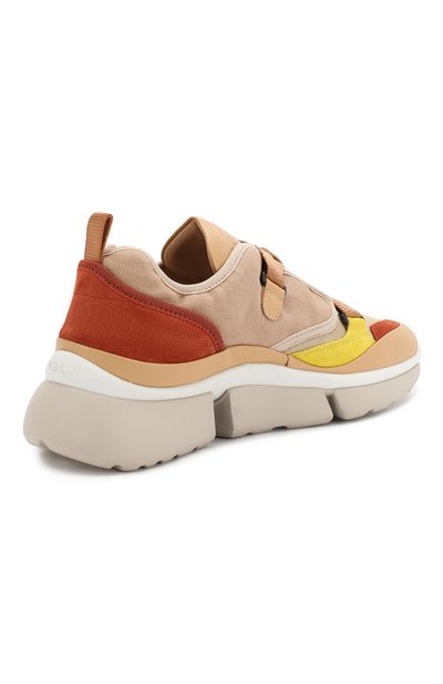 Комбинированные кроссовки sonnie CHLOÉ, арт. CHC18A05118, фото 4