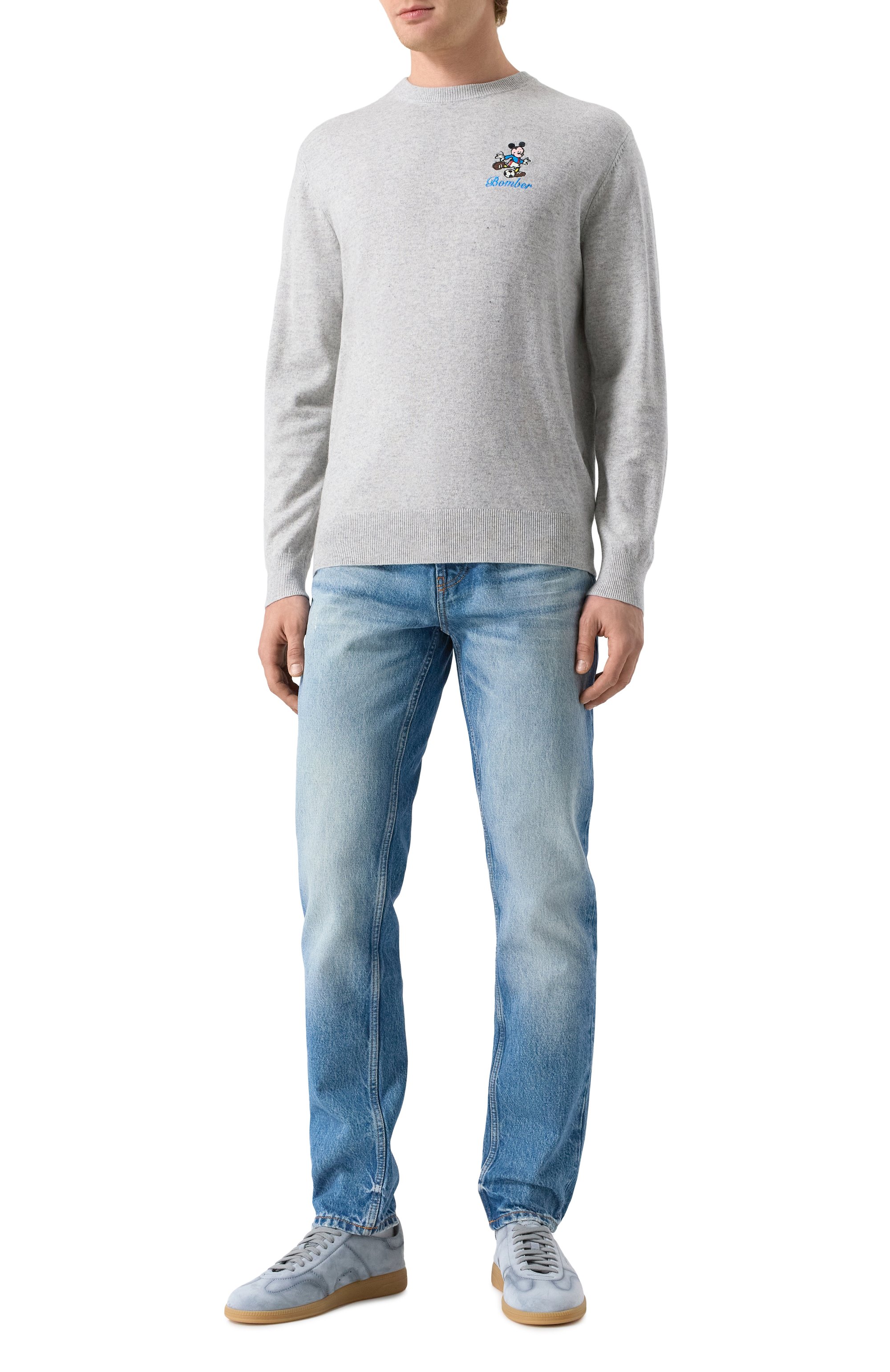 Замшевые кеды dbs oly SANTONI, арт. MBPG22072FARTSE2, фото 2