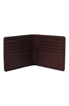 Мужской кожаное портмоне ZEGNA бордового цвета, арт. LHPTT-E1155P | Фото 3 (Материал: Натуральная кожа; Нос: Не проставлено; Материал сплава: Проставлено)