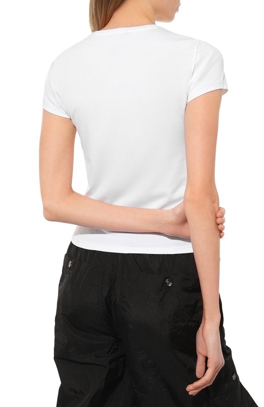 Хлопковая футболка ATM Anthony Thomas Melillo Белый, фото 4