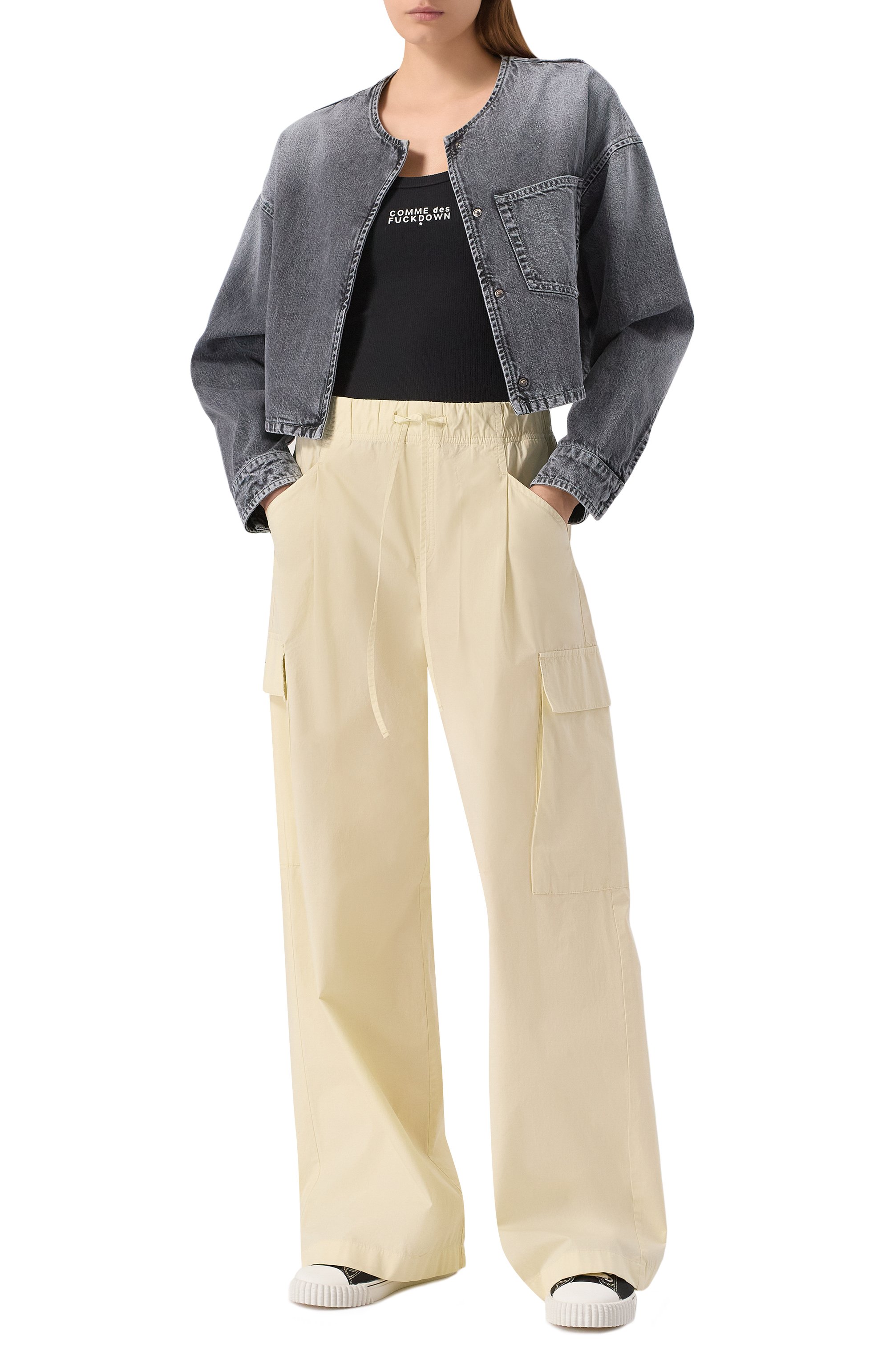 Хлопковая майка COMME DES FUCKDOWN, арт. CFABW01241, фото 2