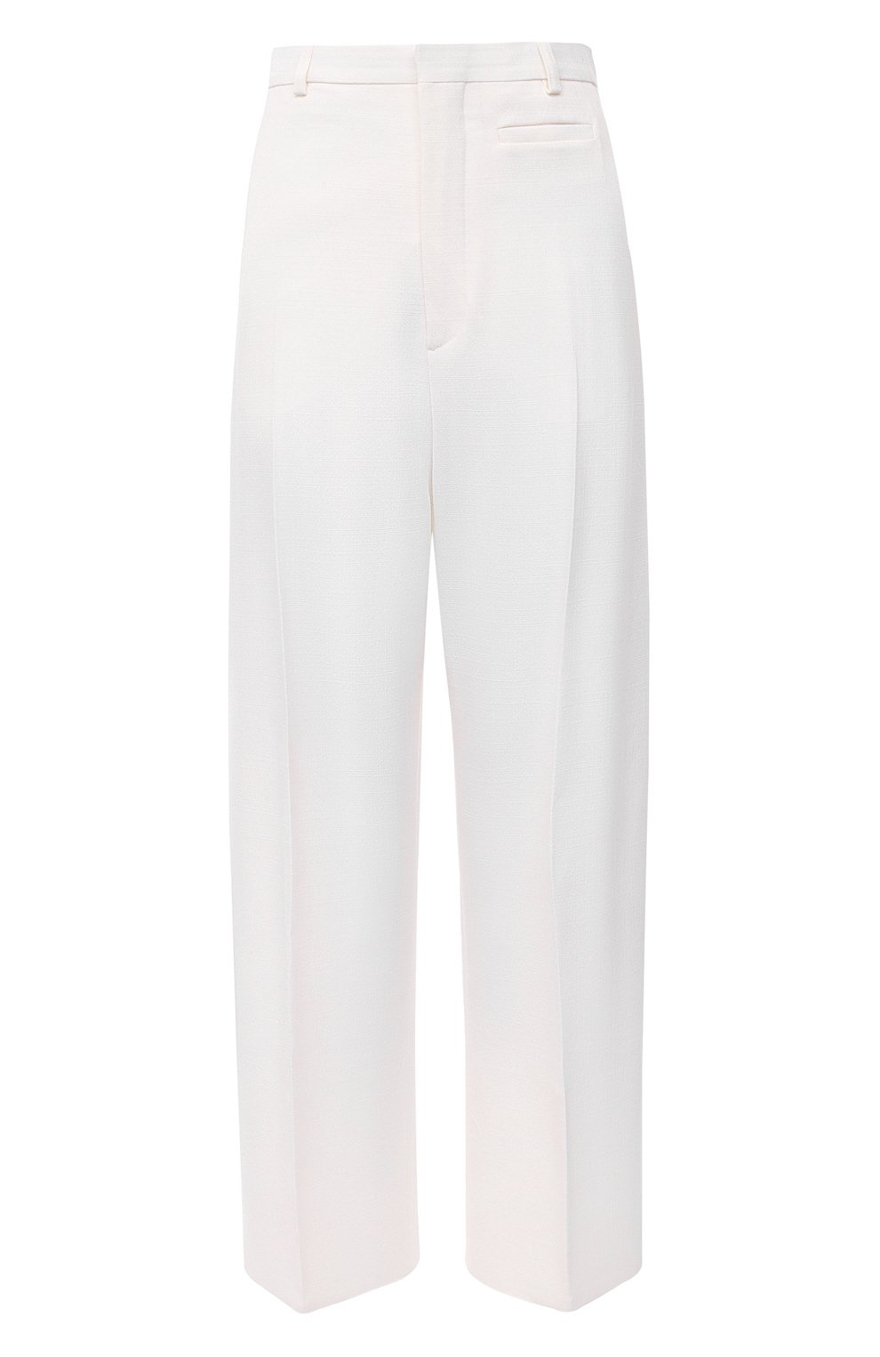 Брюки из шерсти и вискозы JACQUEMUS белого цвета по цене 46750 руб., арт. 203PA04/120110, фото 1 Брюки из шерсти и вискозы JACQUEMUS, арт. 203PA04/120110, фото 1