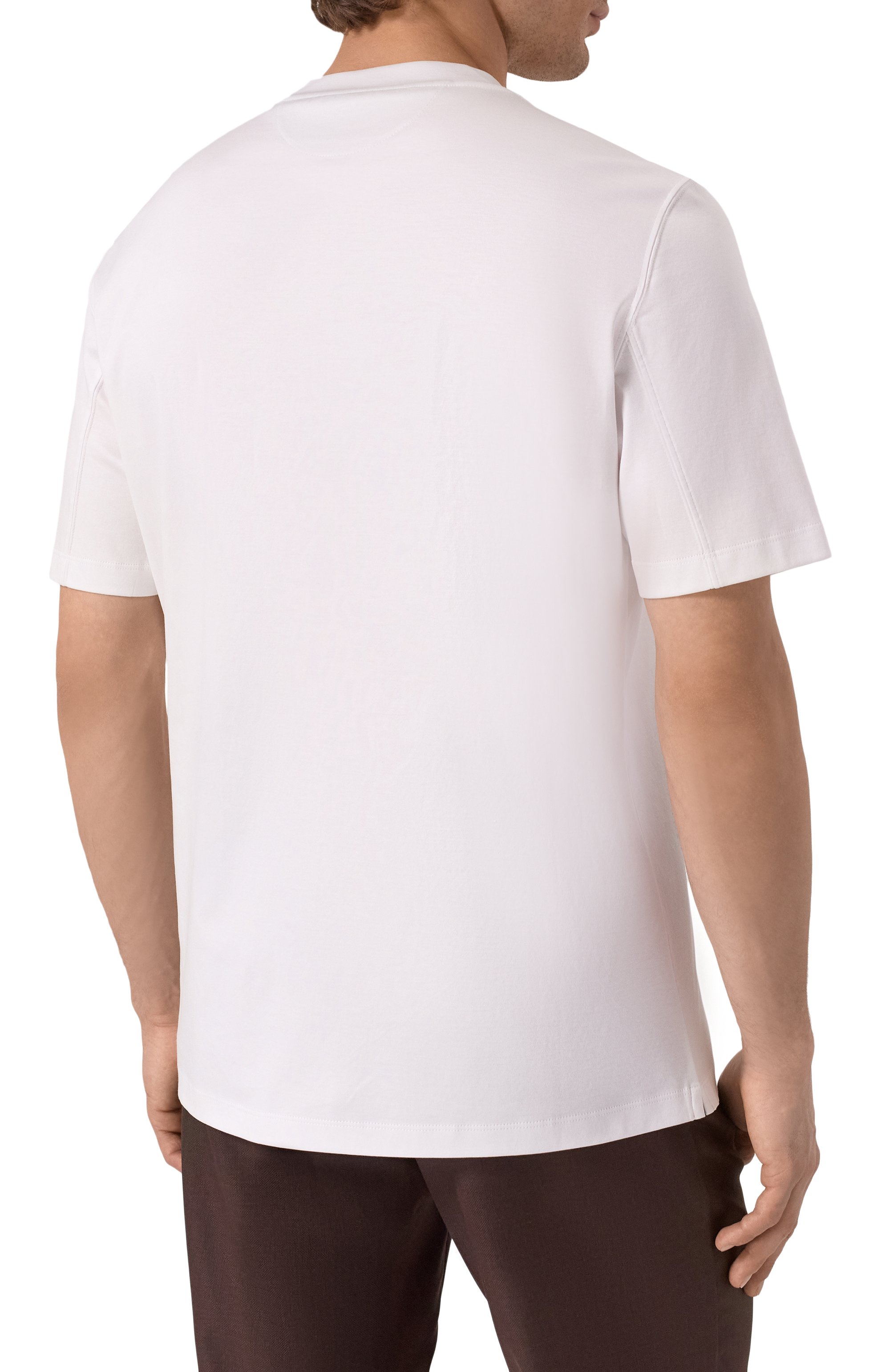 Хлопковая футболка BRUNELLO CUCINELLI, арт. M0B138476P, фото 4