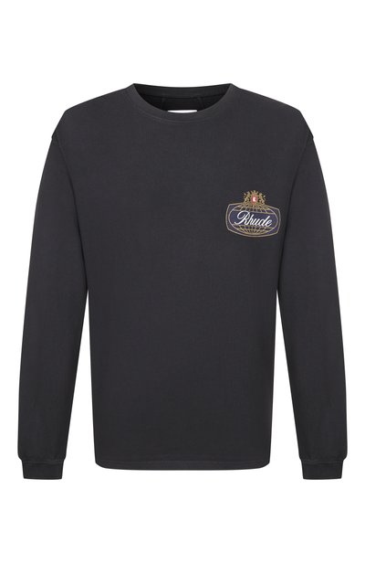 Мужская хлопковый лонгслив RHUDE, арт. RHPF26TT16012