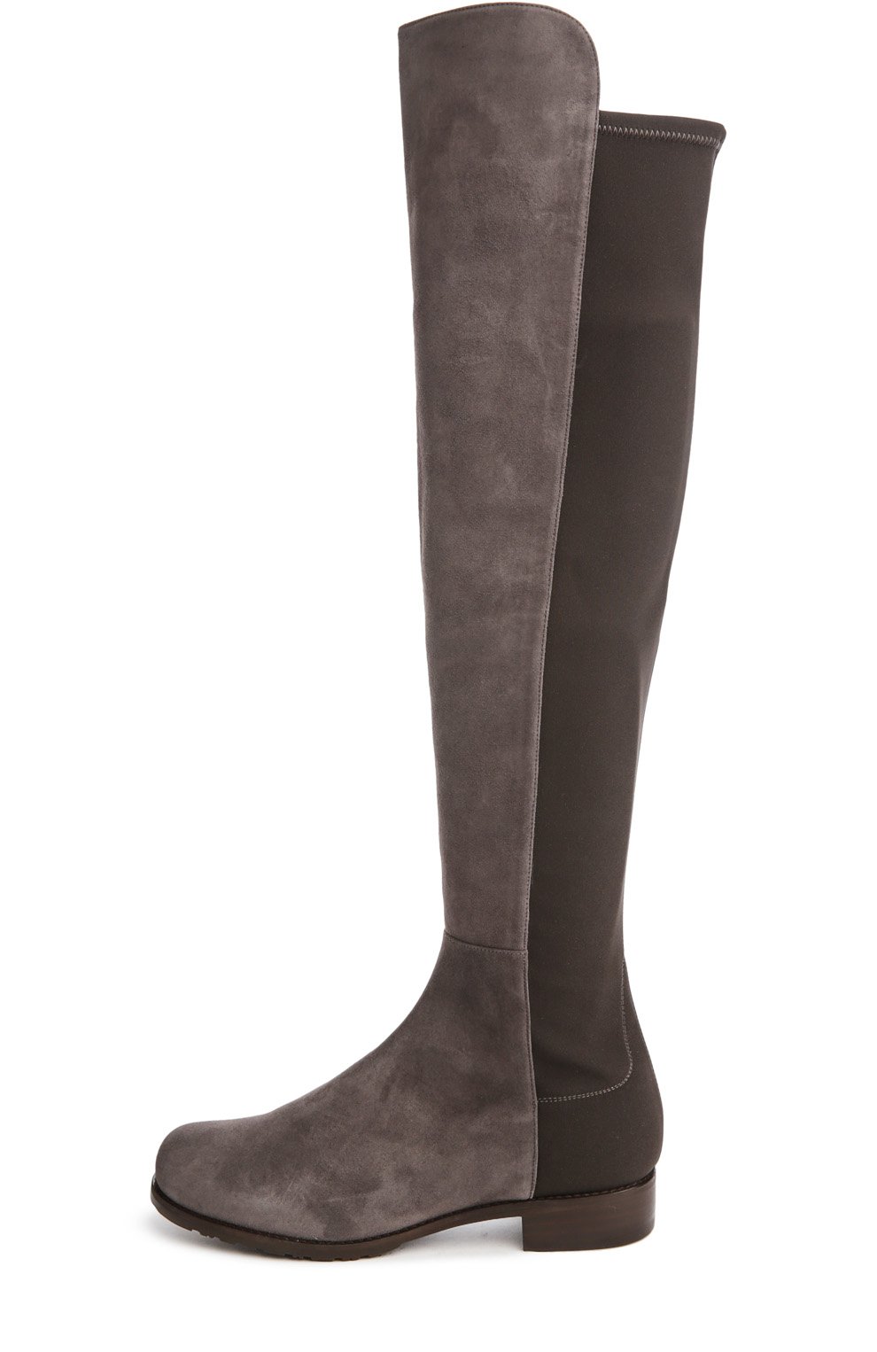 Комбинированные ботфорты на устойчивом каблуке STUART WEITZMAN, арт. 5050/SUEDE, фото 1