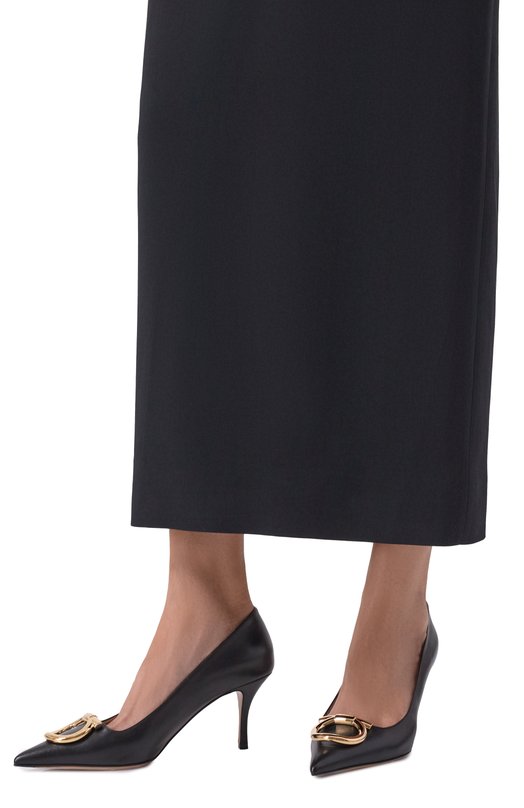 Кожаные туфли Lara 70 Ferragamo 01K468/784 Чёрный  01K468/784 Фото 2