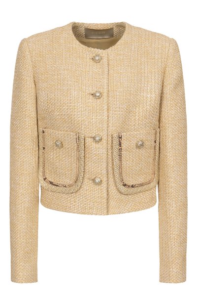 Женский твидовый жакет ELIE SAAB, арт. J0248/TWC01
