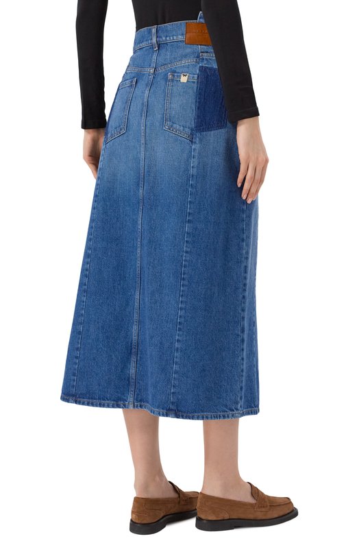 Джинсовая юбка Weekend Max Mara GESS0 Синий  GESS0 Фото 4