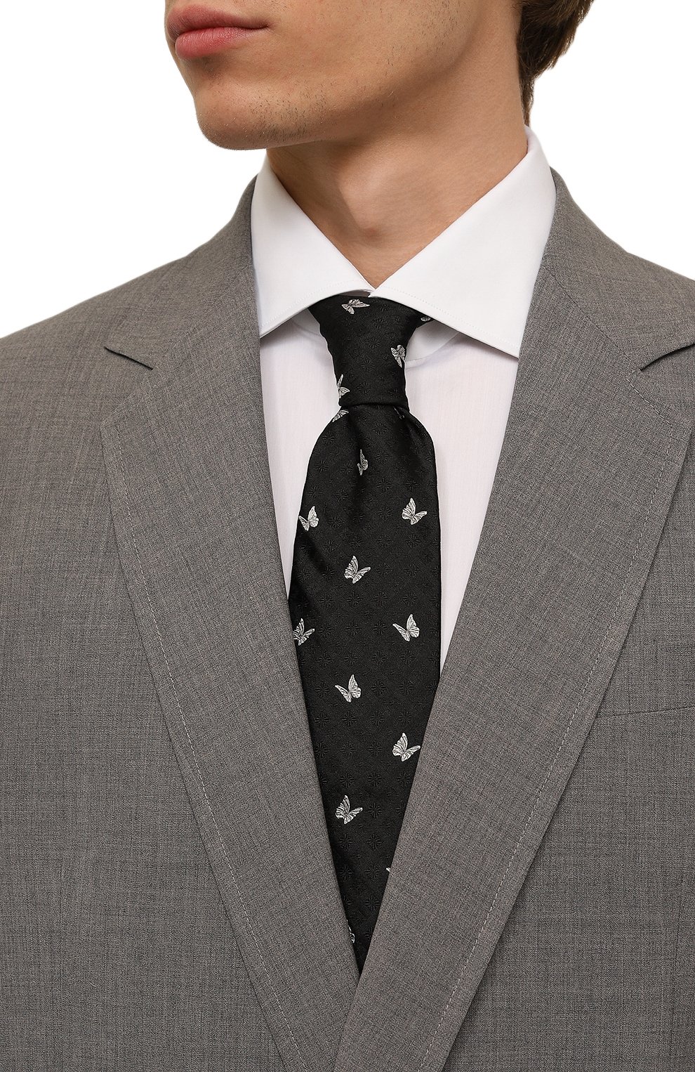 Шелковый галстук DOLCE & GABBANA, арт. GT147E/G0JRE, фото 2