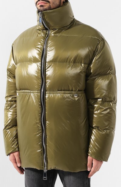 Пуховик KHRISJOY хаки цвета по цене 112000 руб., арт. AFPM008/NYL, фото 3 Пуховик KHRISJOY, арт. AFPM008/NYL, фото 3