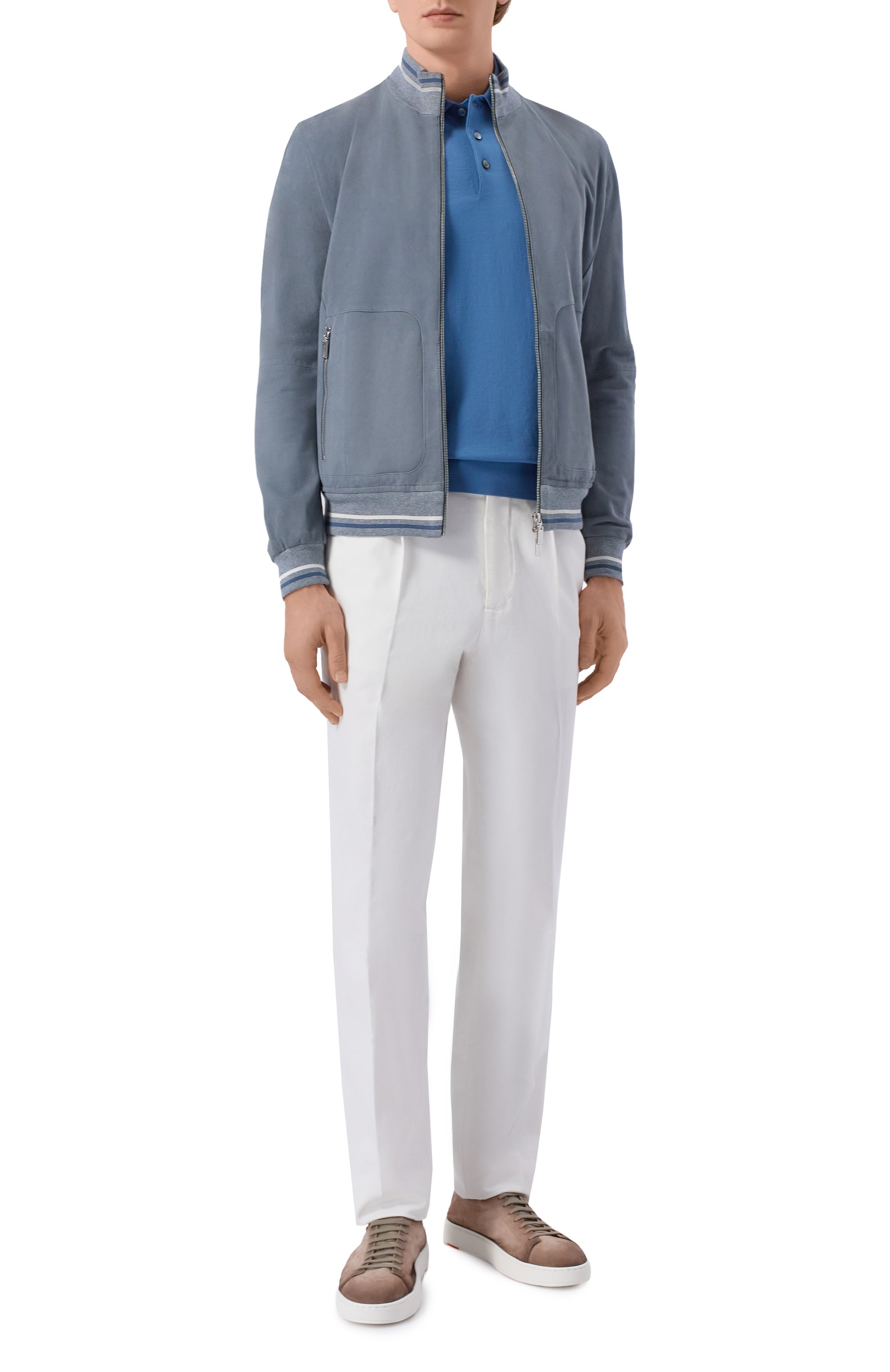 Замшевый бомбер GIMO'S, арт. 6S20.1.053.52/PA, фото 2