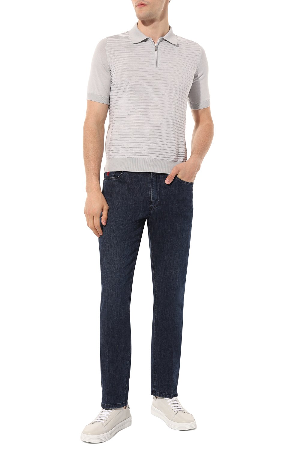 Поло из шелка и хлопка ZILLI, арт. MBZ-PZ082-0PTI1/MC01, фото 2