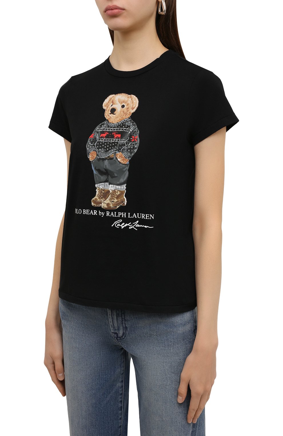 Хлопковая футболка POLO RALPH LAUREN, арт. 211846851, фо то 3