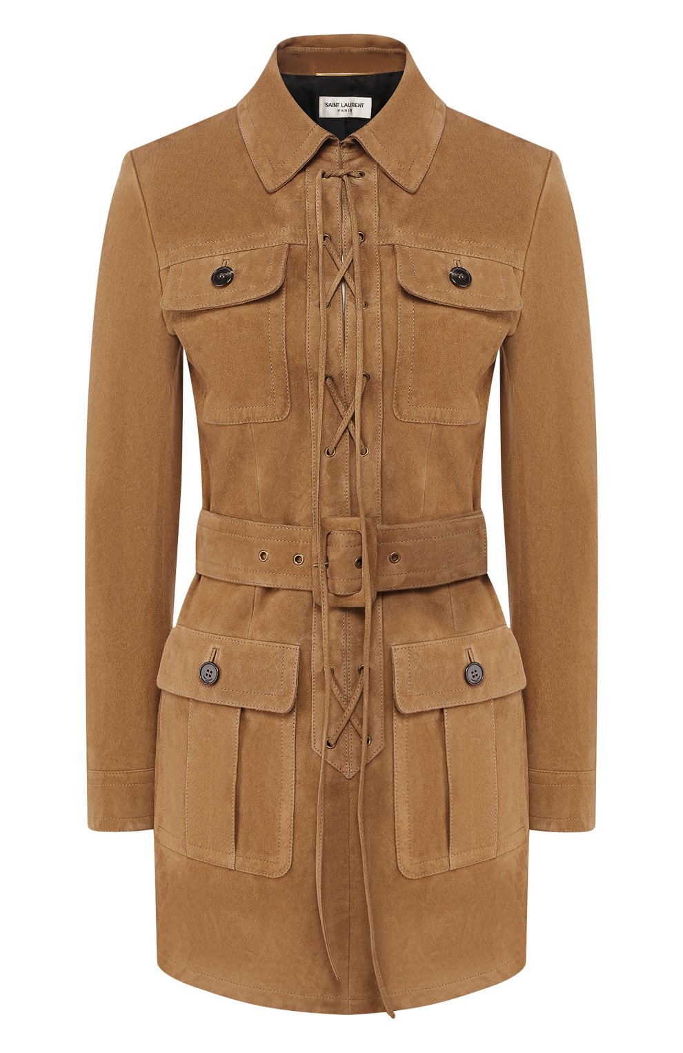 Замшевое платье SAINT LAURENT, арт. 613645/YCAU2, фото 1