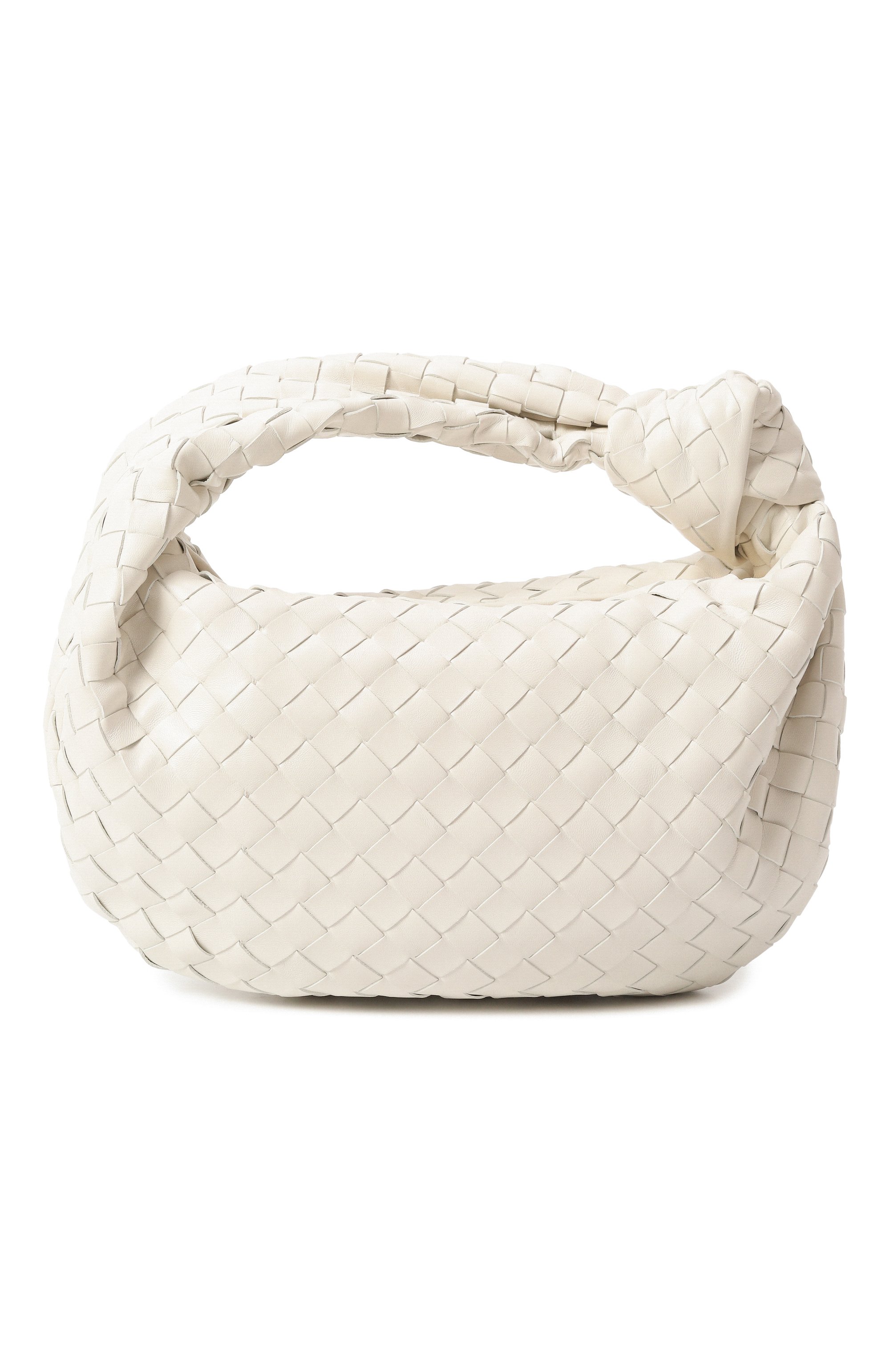 Сумка jodie small BOTTEGA VENETA молочного цвета по цене 429000 руб., арт. 690225-VCPP0, фото 1 Сумка jodie small BOTTEGA VENETA, арт. 690225-VCPP0, фото 1