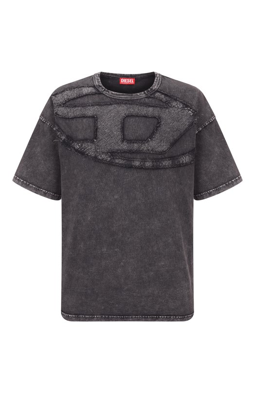 Хлопковая футболка Diesel A19545/0HGBX Серый A19545/0HGBX