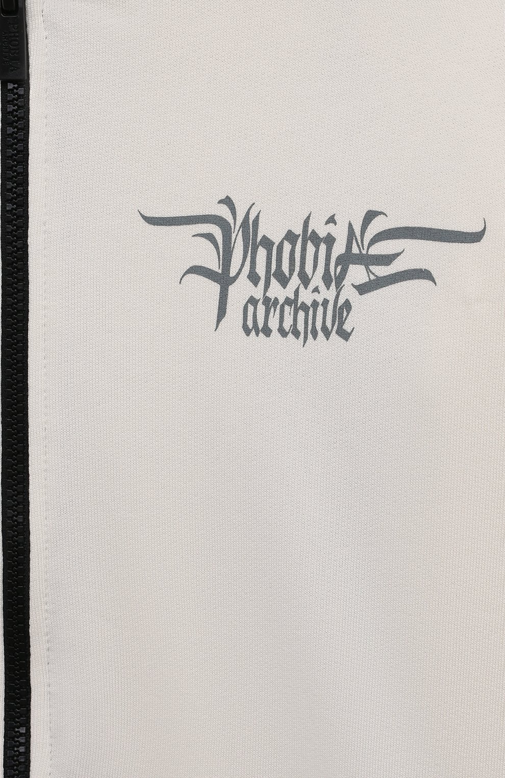 Хлопковая толстовка PHOBIA ARCHIVE молочного цвета по цене 11150 руб., арт. PHK00539, фото 3 Хлопковая толстовка PHOBIA ARCHIVE, арт. PHK00539, фото 3