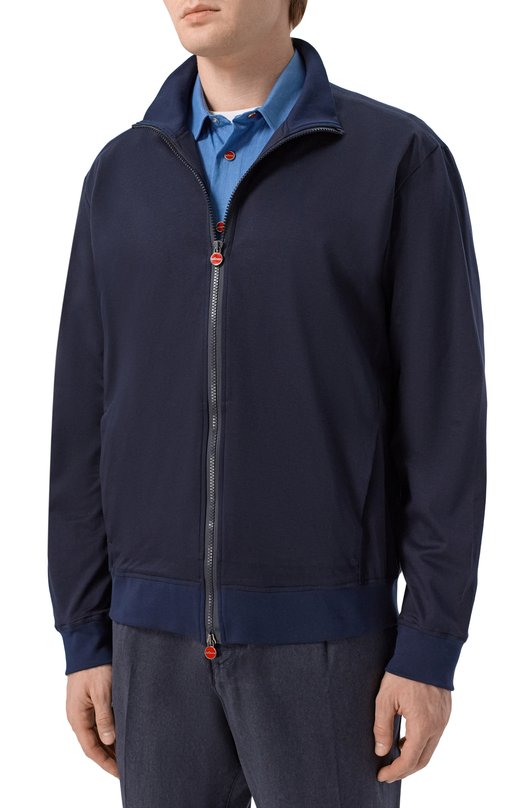 Хлопковая толстовка Kiton UMC032K06R49 Синий  UMC032K06R49 Фото 3