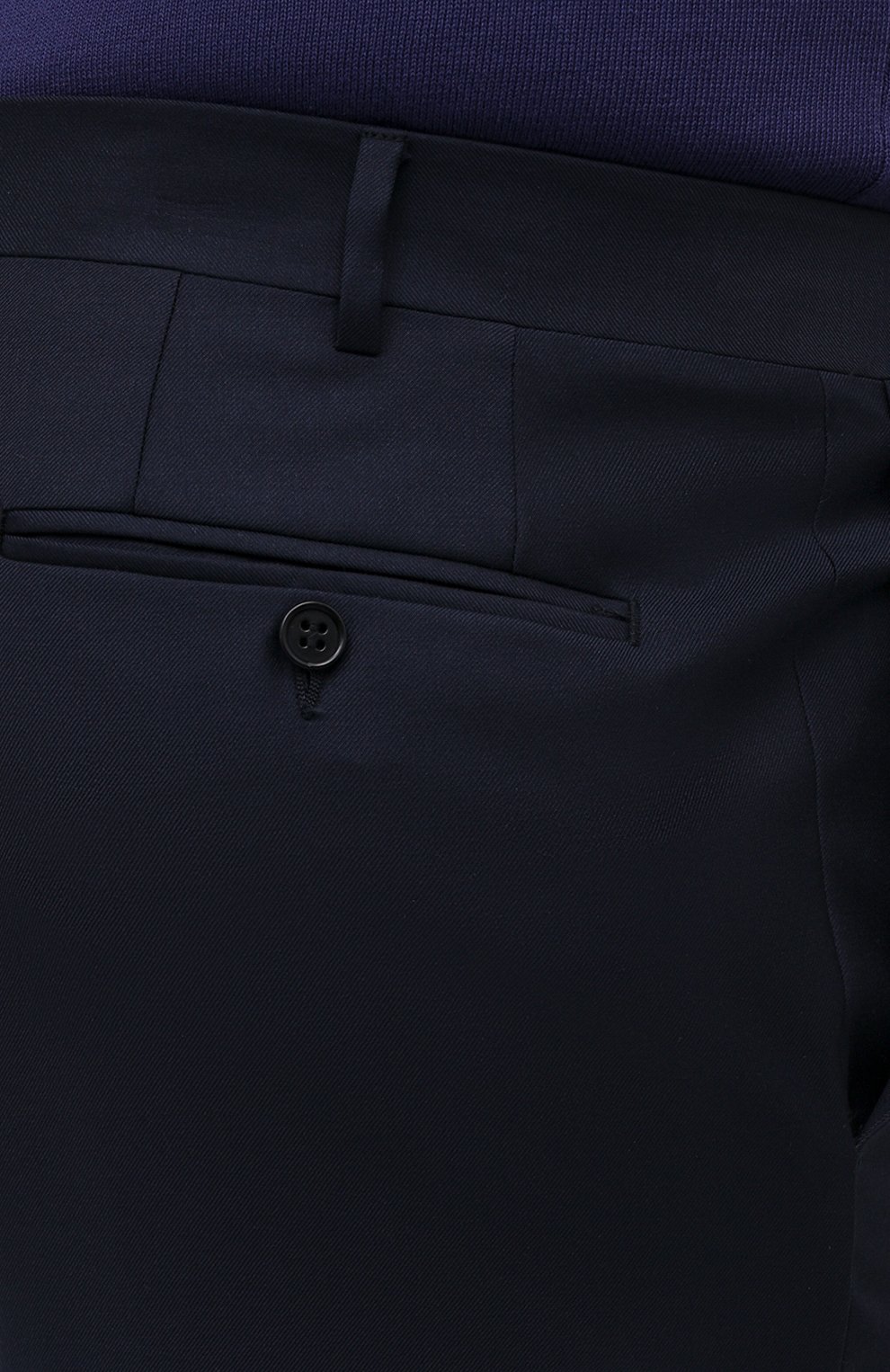 Шерстяные брюки CANALI синего цвета по цене 49400 руб., арт. 71012/AS10315/60-64, фото 5 Шерстяные брюки CANALI, арт. 71012/AS10315/60-64, фото 5