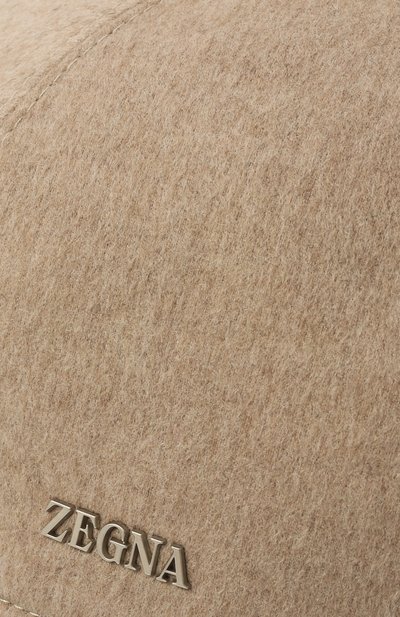 Кашемировая бейсболка ZEGNA бежевого цвета по цене 78550 руб., арт. B8D/Z8I09HA8, фото 4 Кашемировая бейсболка ZEGNA, арт. B8D/Z8I09HA8, фото 4