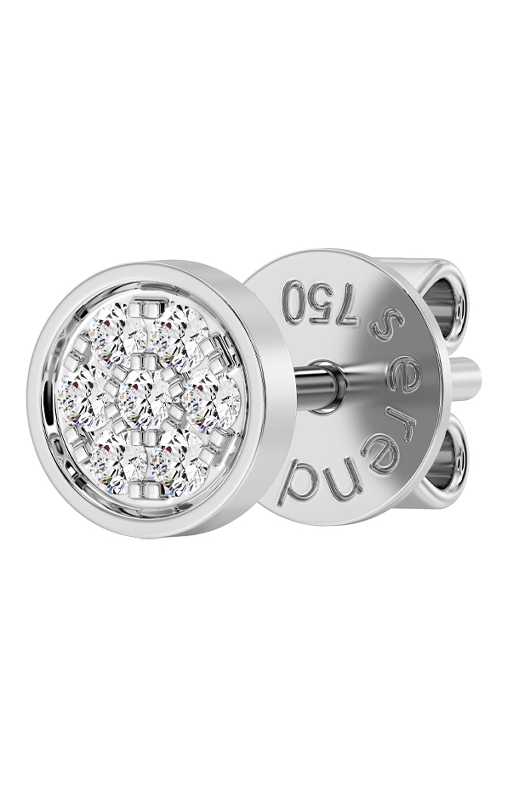 Серьга SERENDIPITY бесцветного цвета по цене 59800 руб., арт. EJE0080W, фото 1 Серьга SERENDIPITY, арт. EJE0080W, фото 1