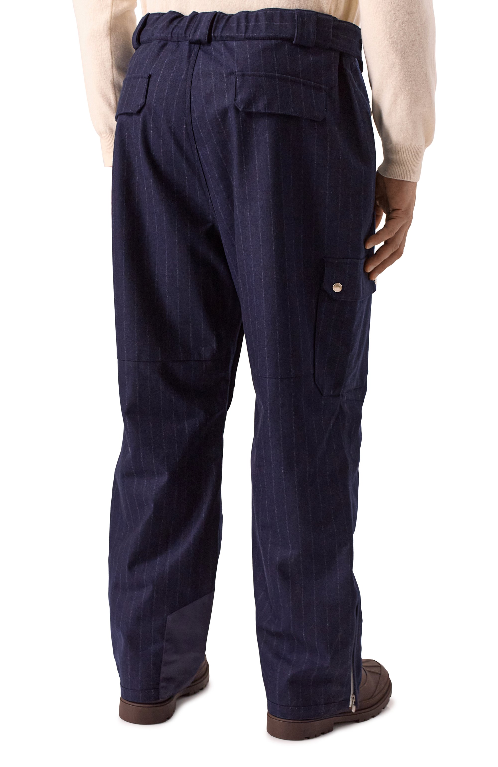 Шерстяные брюки BRUNELLO CUCINELLI, арт. M208MKP05, фото 4