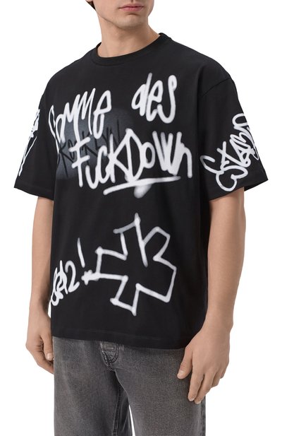 Хлопковая футболка COMME DES FUCKDOWN, арт. CFABM01944, фото 3