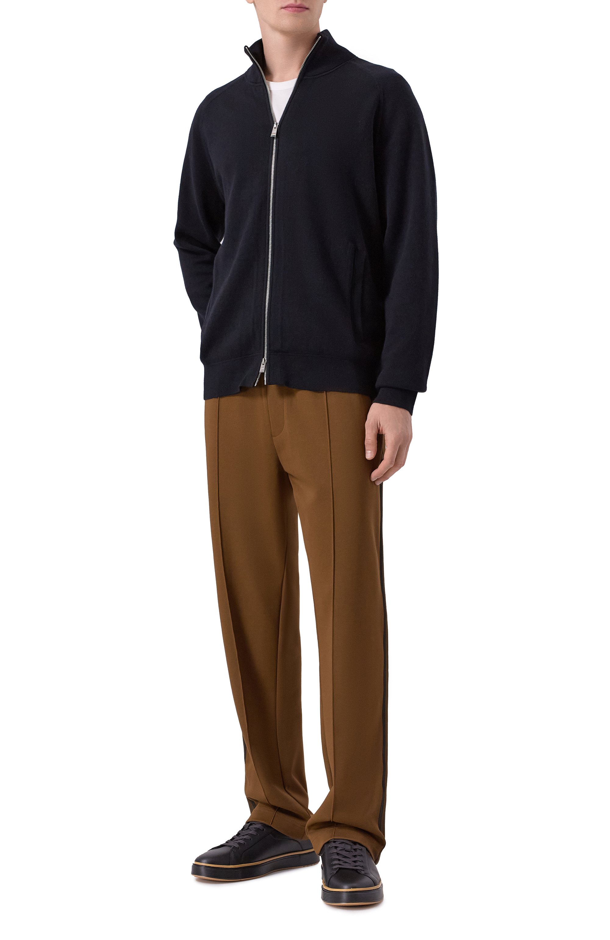 Кожаные кеды EMPORIO ARMANI, арт. EM003081/AF18228, фото 2