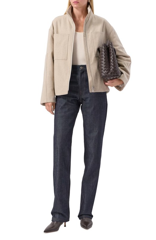 Шерстяная куртка Jil Sander J40BN0175/J40182 Бежевый  J40BN0175/J40182 Фото 2