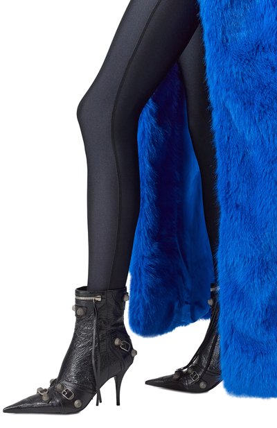 Кожаные ботильоны cagole 90 BALENCIAGA, арт. 694379/WAD4E, фото 3